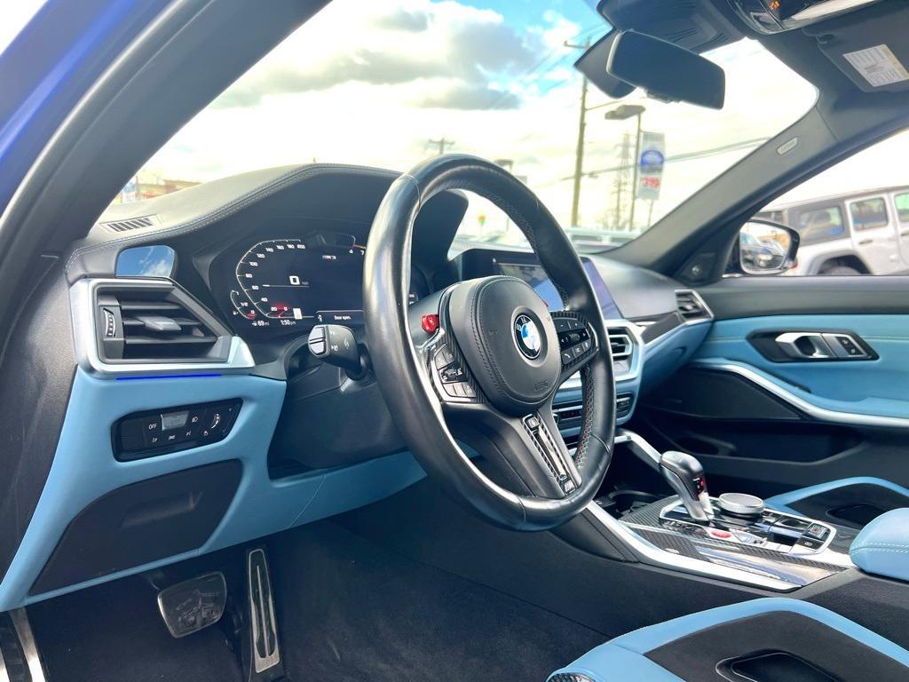 used 2022 BMW M3 car, priced at $73,850