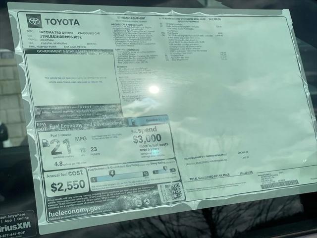 new 2024 Toyota Tacoma car, priced at $47,808