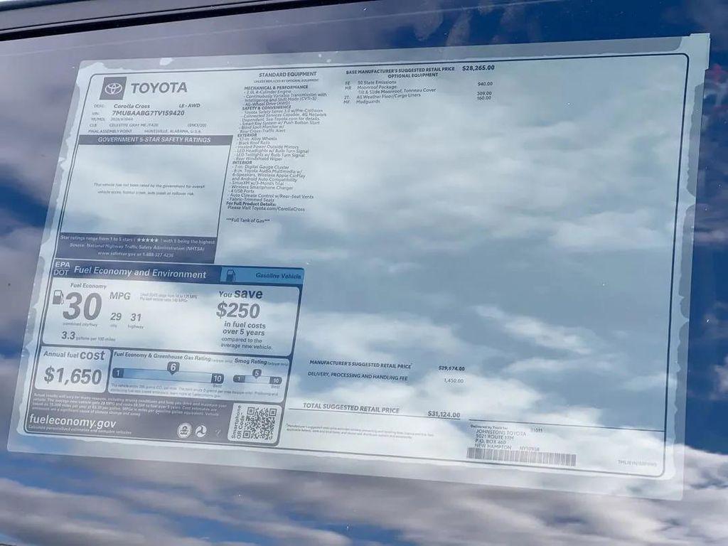 new 2026 Toyota Corolla Cross car, priced at $31,124