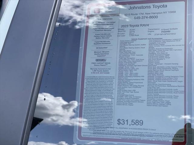 used 2023 Toyota RAV4 car, priced at $31,589