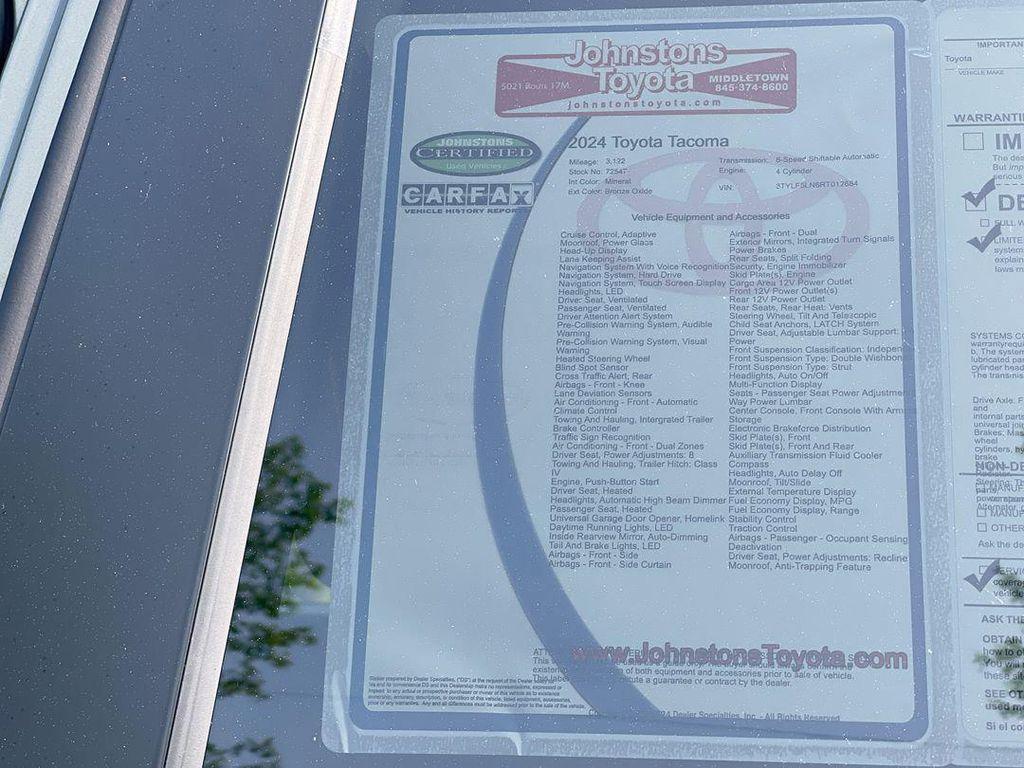 used 2024 Toyota Tacoma Hybrid car, priced at $63,587