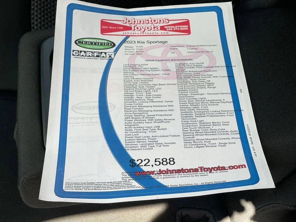 used 2023 Kia Sportage car, priced at $21,587
