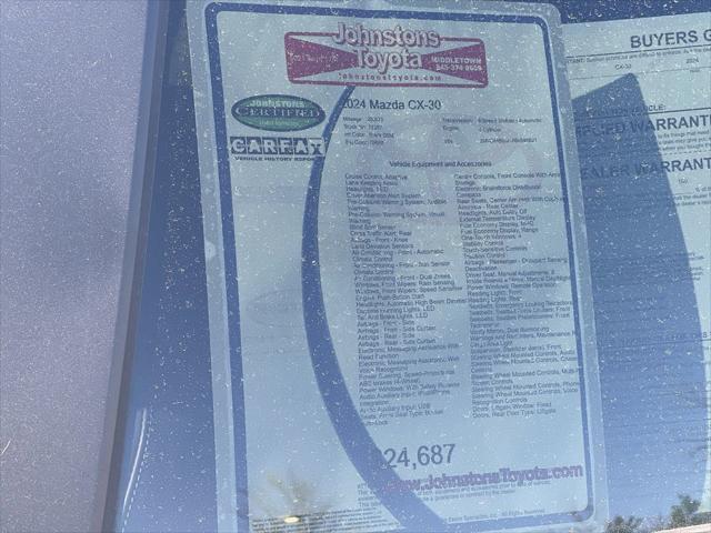 used 2024 Mazda CX-30 car, priced at $24,687