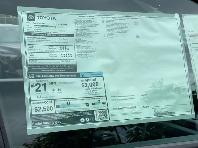 new 2025 Toyota Tacoma car, priced at $43,630