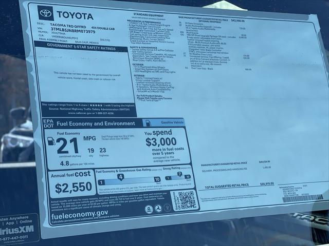 new 2024 Toyota Tacoma car, priced at $49,189