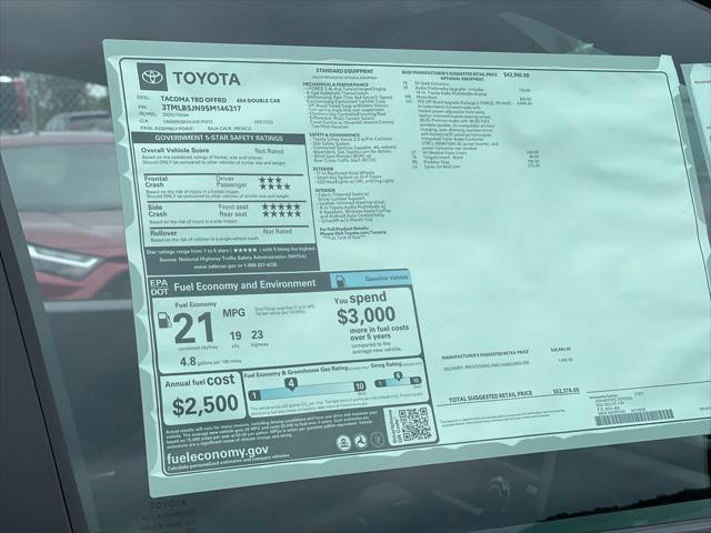 new 2025 Toyota Tacoma car, priced at $49,074