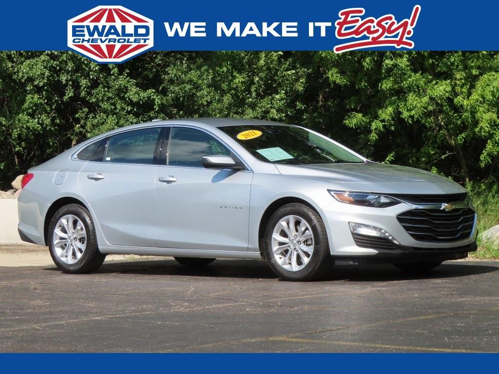 used 2021 Chevrolet Malibu car, priced at $17,936