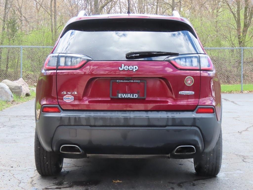used 2021 Jeep Cherokee car, priced at $18,754