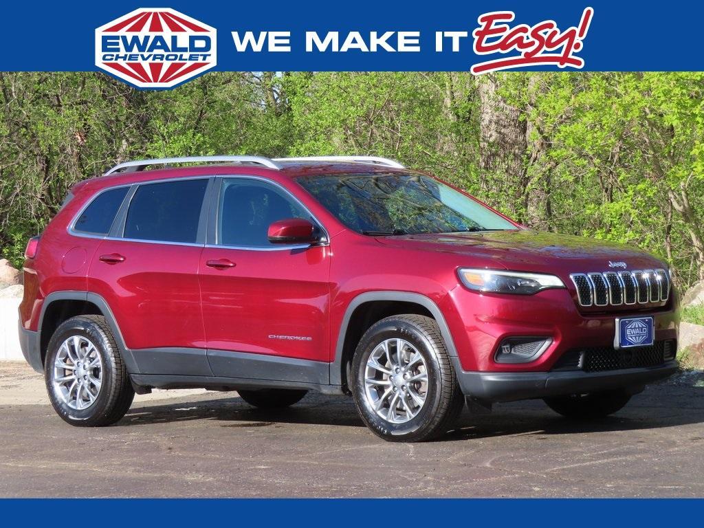 used 2021 Jeep Cherokee car, priced at $18,754