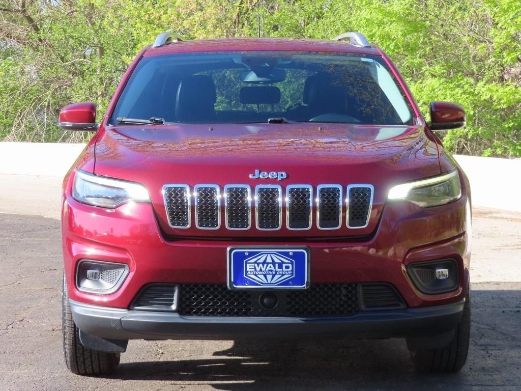 used 2021 Jeep Cherokee car, priced at $18,754