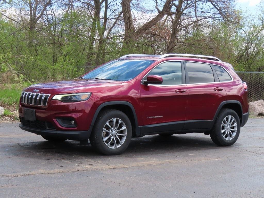 used 2021 Jeep Cherokee car, priced at $18,754