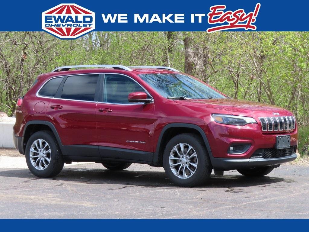 used 2021 Jeep Cherokee car, priced at $18,754