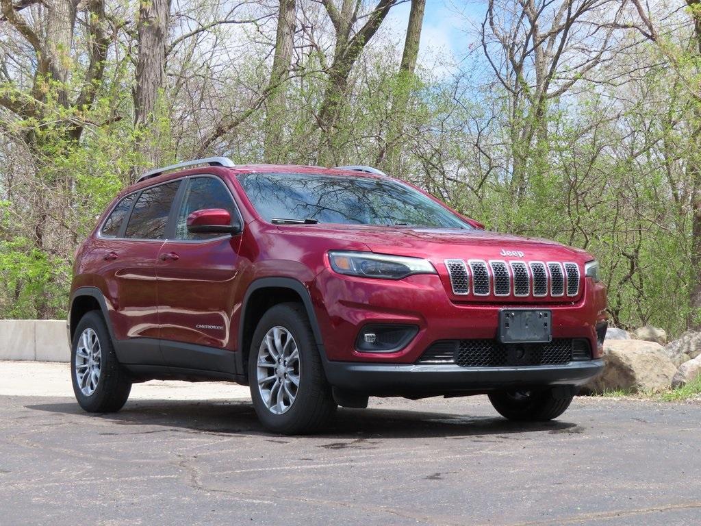 used 2021 Jeep Cherokee car, priced at $18,754