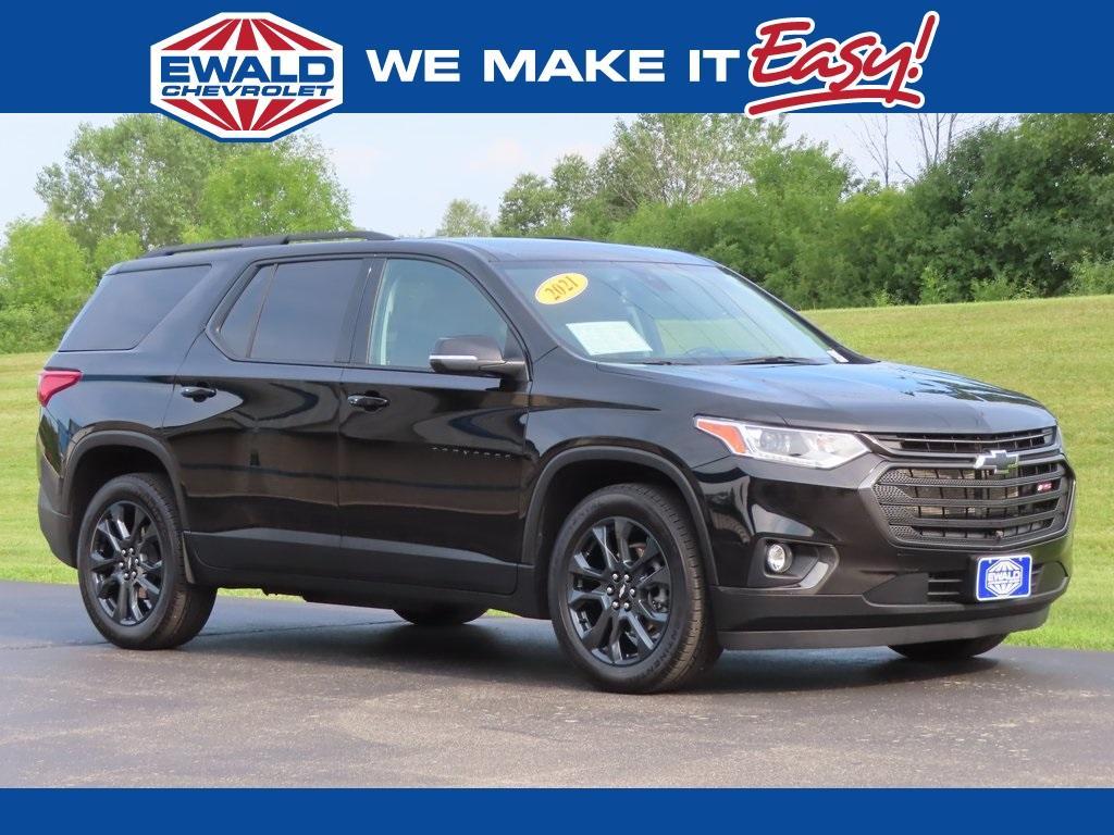 used 2021 Chevrolet Traverse car, priced at $33,500