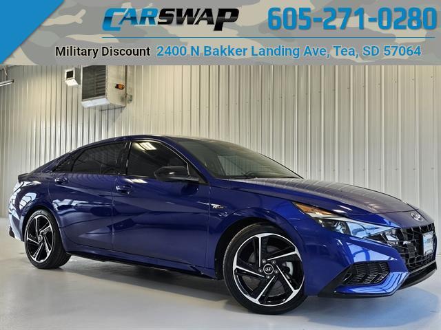 used 2021 Hyundai Elantra car, priced at $22,000