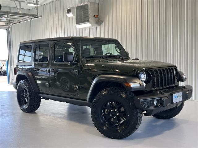 used 2021 Jeep Wrangler Unlimited car, priced at $32,000