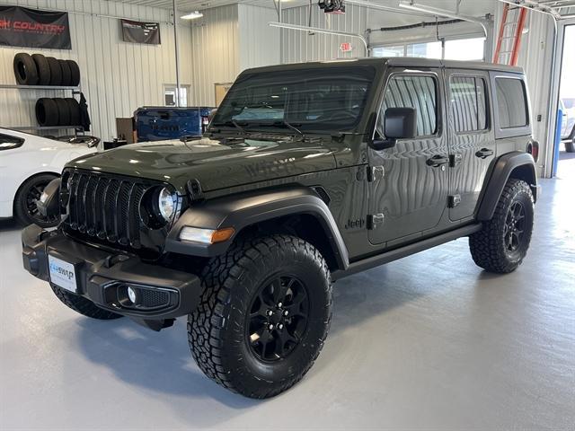 used 2021 Jeep Wrangler Unlimited car, priced at $32,000