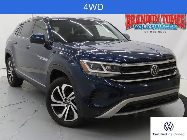 used 2023 Volkswagen Atlas Cross Sport car, priced at $33,988