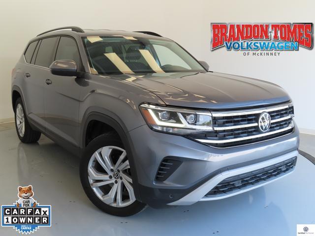 used 2021 Volkswagen Atlas car, priced at $25,533