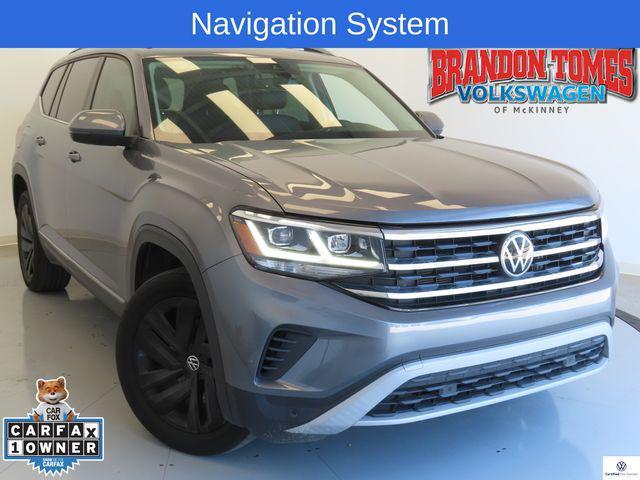 used 2021 Volkswagen Atlas car, priced at $34,399