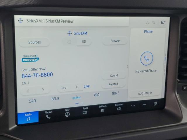 new 2025 Ford Bronco car, priced at $41,523