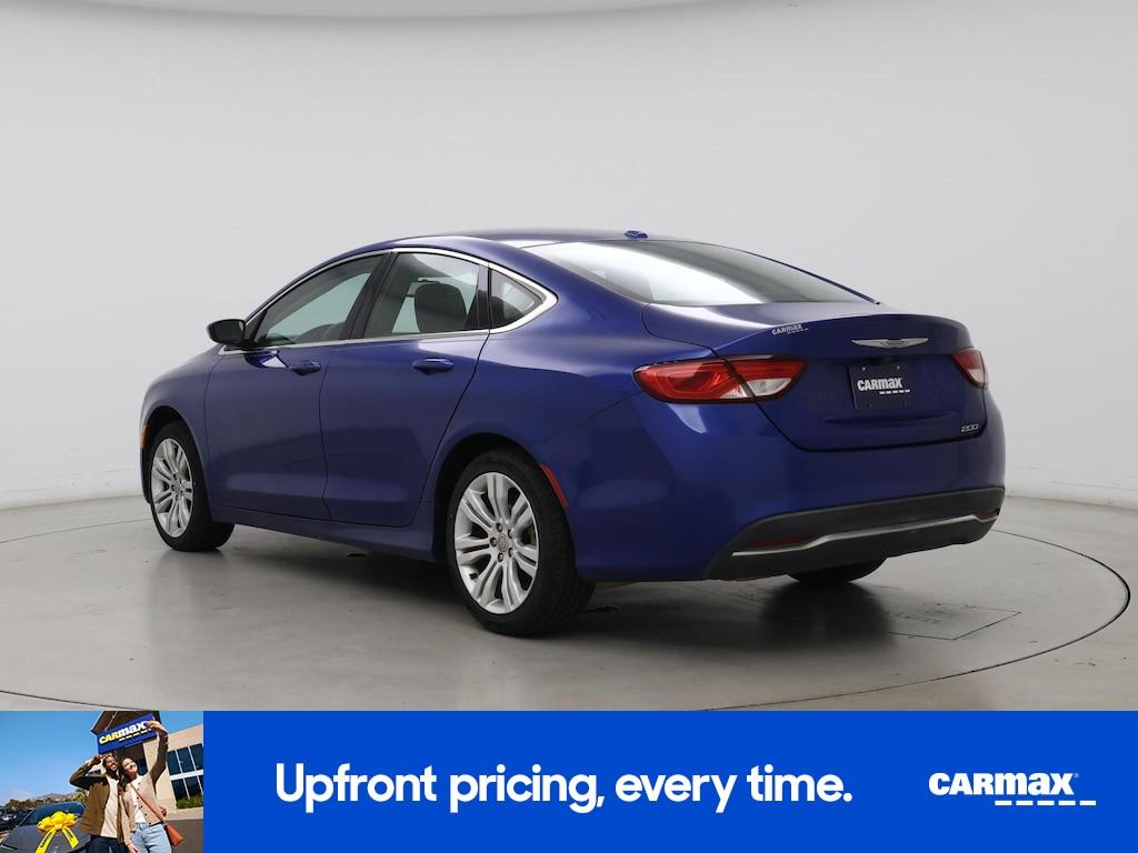 used 2015 Chrysler 200 car, priced at $12,599