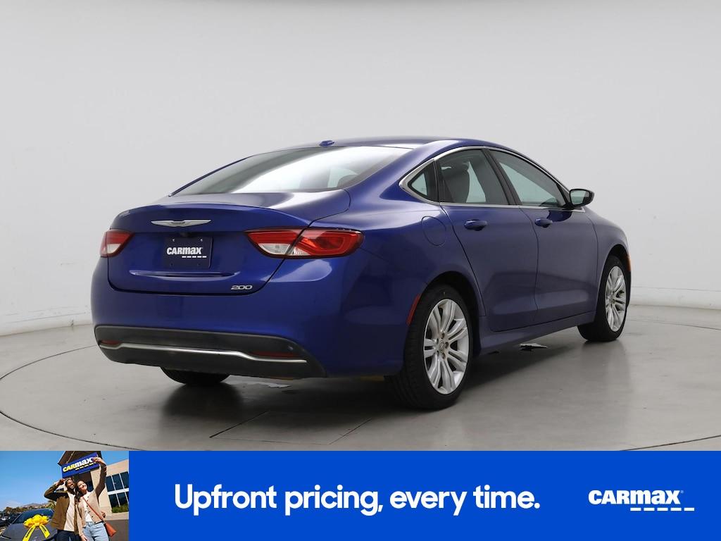 used 2015 Chrysler 200 car, priced at $12,599
