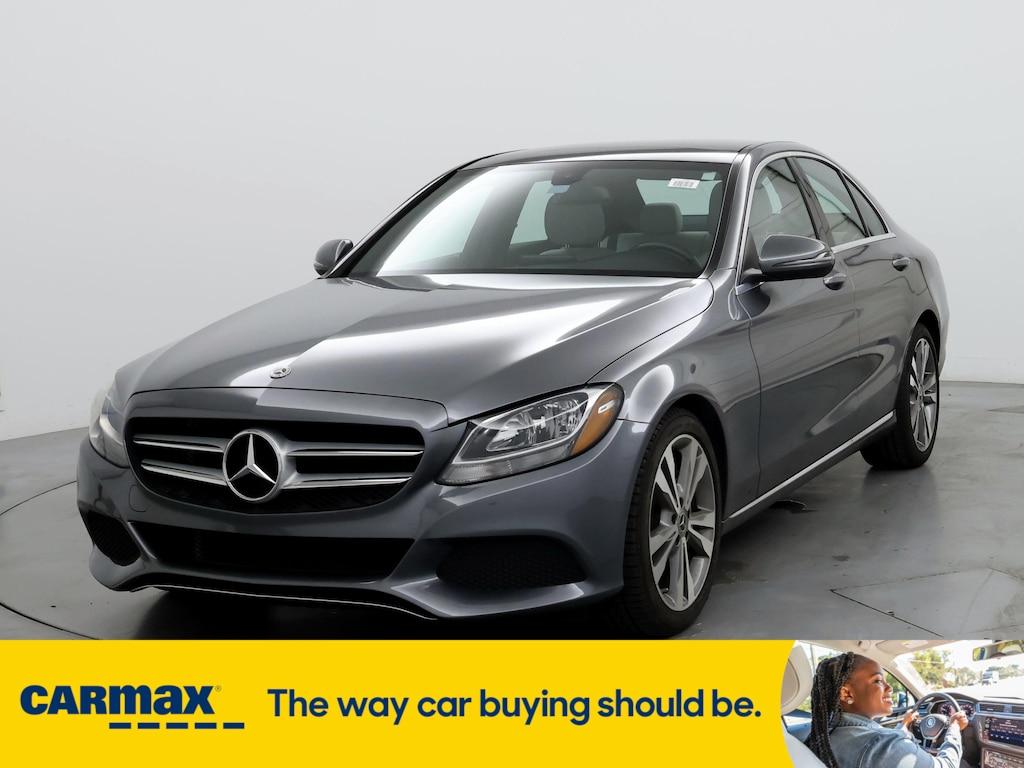 used 2018 Mercedes-Benz C-Class car, priced at $19,998