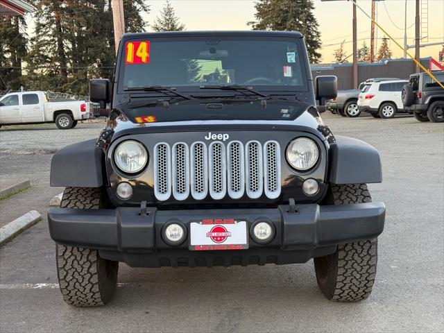 used 2014 Jeep Wrangler Unlimited car, priced at $13,990