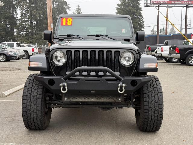 used 2018 Jeep Wrangler car, priced at $20,987