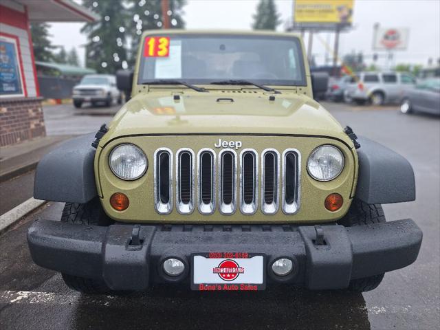 used 2013 Jeep Wrangler car, priced at $15,999