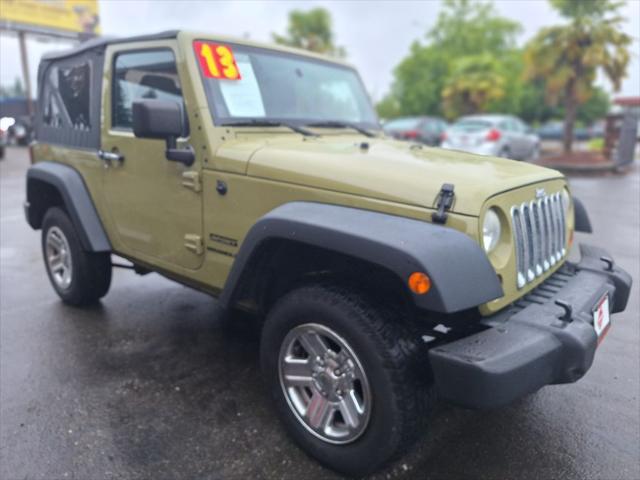 used 2013 Jeep Wrangler car, priced at $15,999