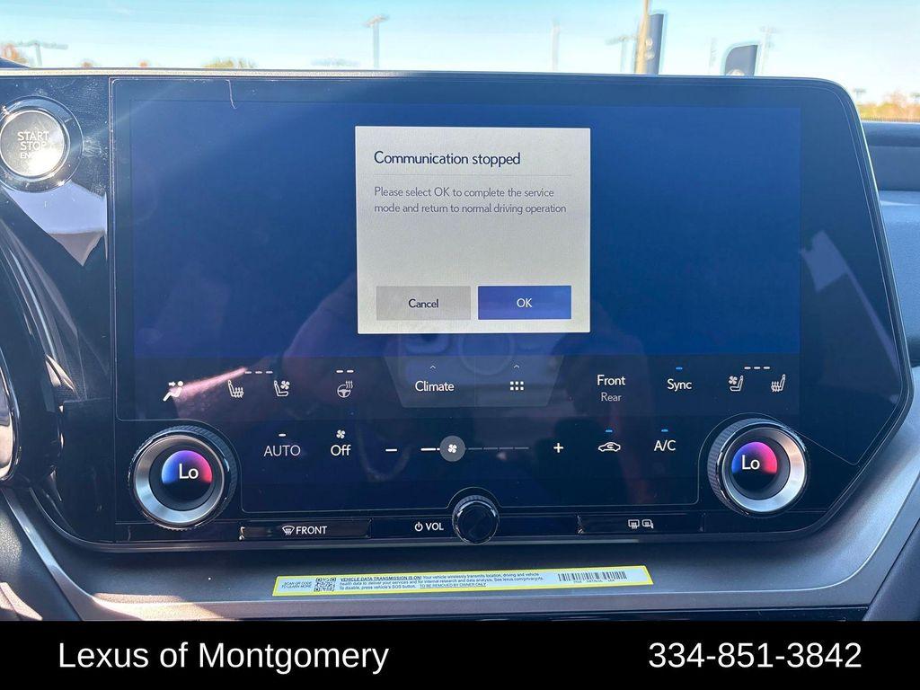 new 2026 Lexus TX 350 car, priced at $67,322