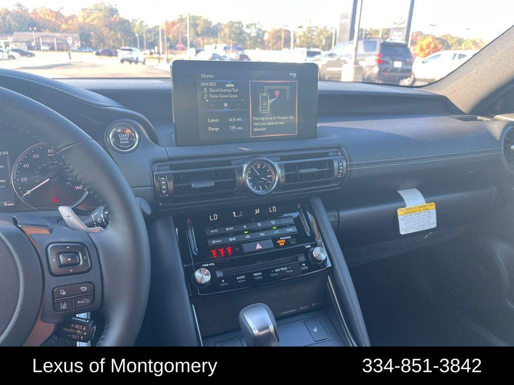 new 2025 Lexus IS 350 car, priced at $47,914