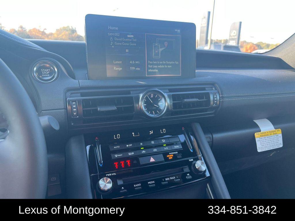 new 2025 Lexus IS 350 car, priced at $47,914