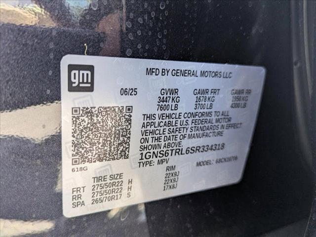 new 2025 Chevrolet Tahoe car, priced at $85,972