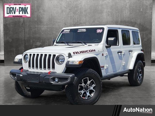 used 2020 Jeep Wrangler Unlimited car, priced at $37,572