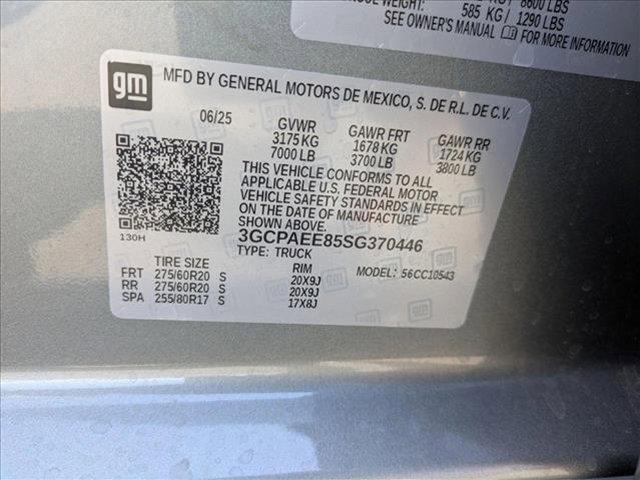 new 2025 Chevrolet Silverado 1500 car, priced at $57,160