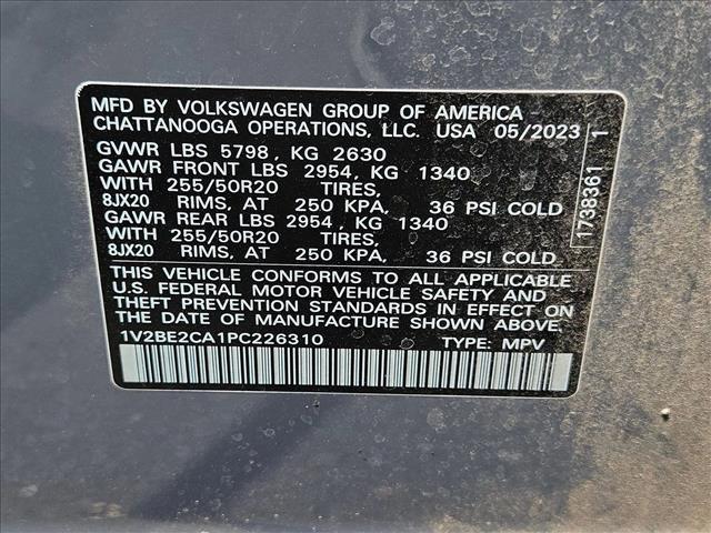 used 2023 Volkswagen Atlas Cross Sport car, priced at $33,934