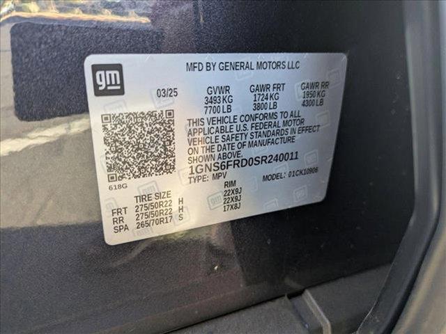 new 2025 Chevrolet Suburban car, priced at $79,997