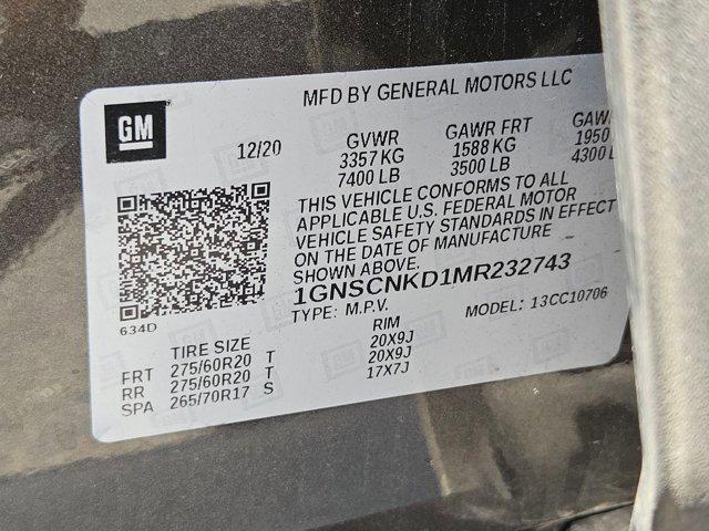 used 2021 Chevrolet Tahoe car, priced at $43,419