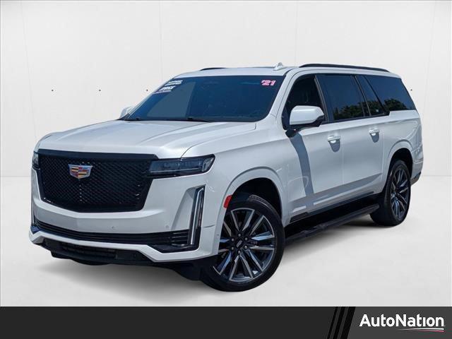 used 2021 Cadillac Escalade ESV car, priced at $62,412