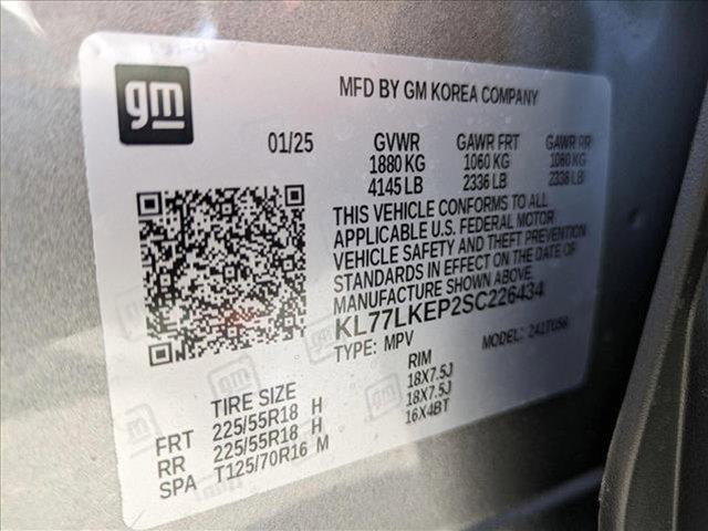 new 2025 Chevrolet Trax car, priced at $26,142