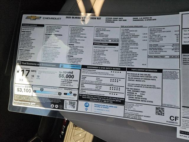 new 2025 Chevrolet Silverado 1500 car, priced at $51,269