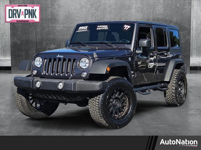 used 2017 Jeep Wrangler Unlimited car, priced at $22,771