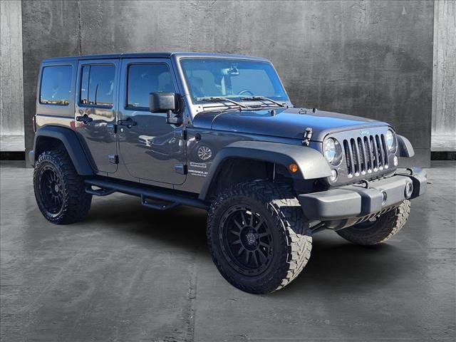 used 2017 Jeep Wrangler Unlimited car, priced at $23,411