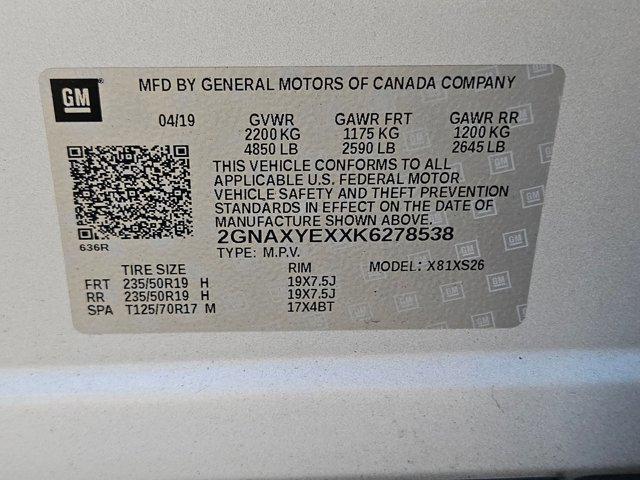 used 2019 Chevrolet Equinox car, priced at $20,997