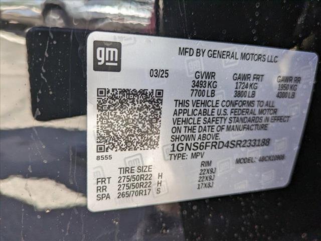 new 2025 Chevrolet Suburban car, priced at $80,997