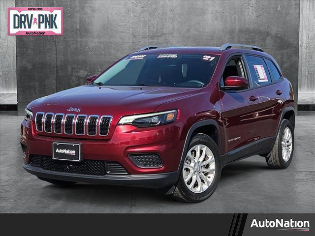 used 2021 Jeep Cherokee car, priced at $18,977