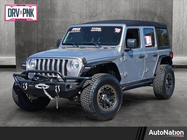 used 2018 Jeep Wrangler Unlimited car, priced at $19,997